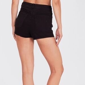 𝅺amuse Society You and Me Black Denim Shorts, Size 28, Good condition